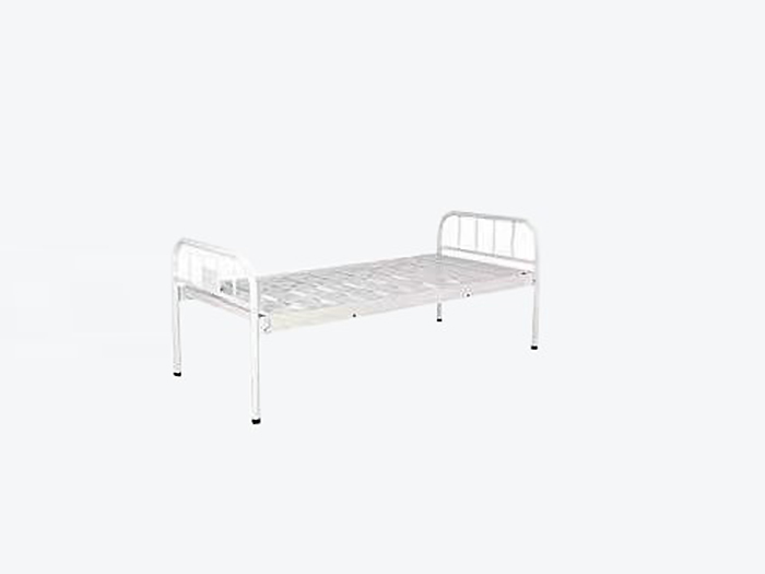 flat bare bed